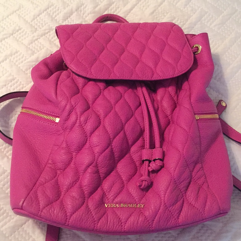 Vera Bradley leather small backpack